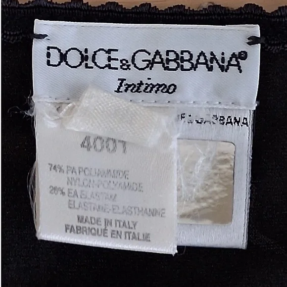 🛑 1 hour sale. Dolce & Gabbana, size 44/Large, Black Short Sleeve Sheer Top - Picture 7 of 13